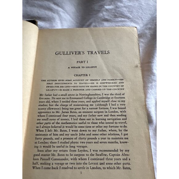 Gullivers Travels By Jonathan Swift Hardcover Art-Type Edition J.G. Ferguson & A - Picture 8 of 8